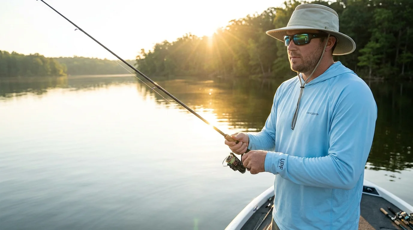 Custom woven fishing lanyard and floating sunglass retainer