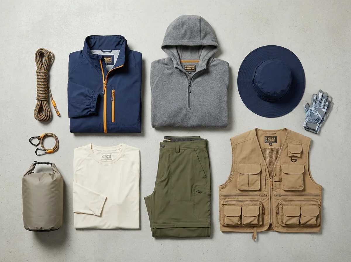 Custom multi-boat fleet operator crew uniforms