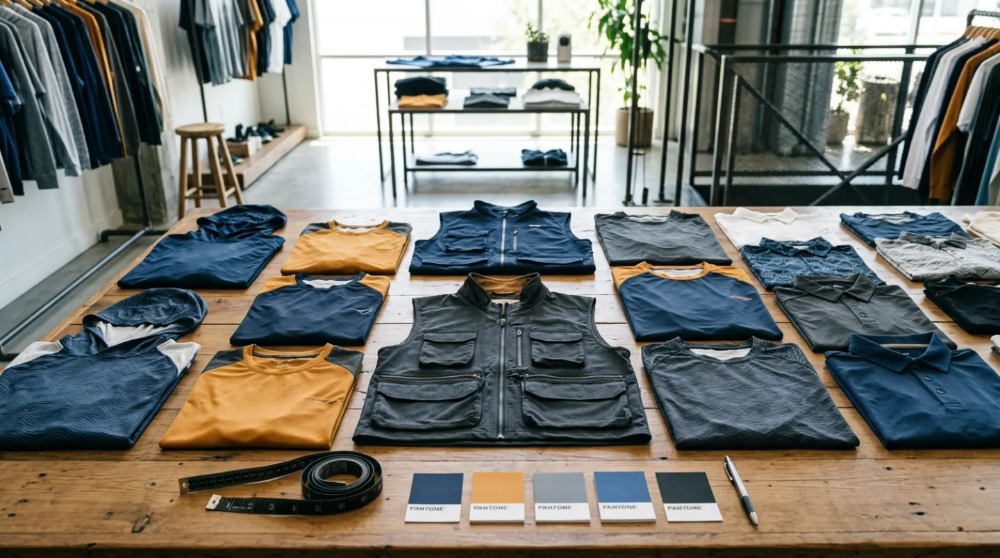 Custom fishing lodge crew uniforms