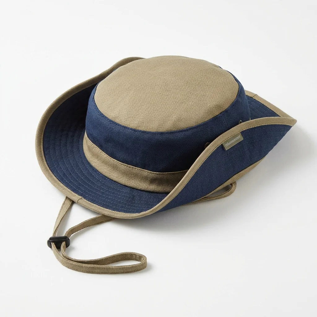 Custom wide-brim fishing sun hat boonie for guides