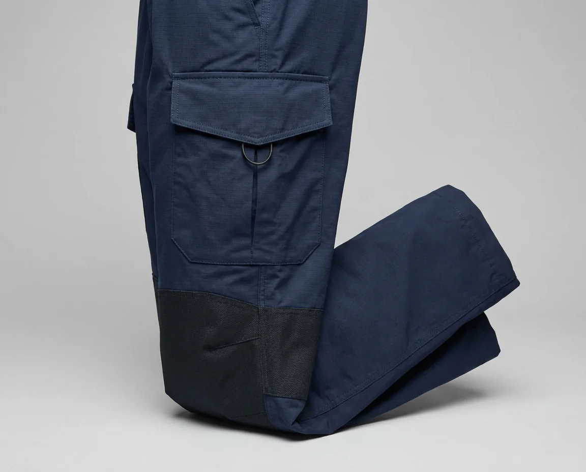 Custom reinforced-knee guide cargo fishing pants