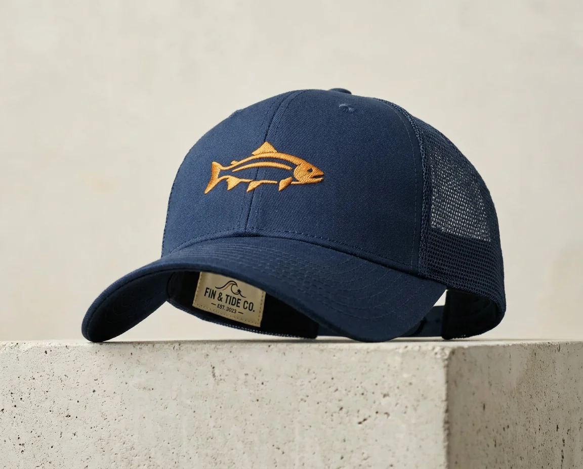 Fishing shirt outline showing eight common logo placement zones