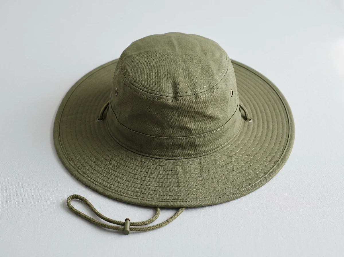 Custom wide-brim fishing hats and accessories