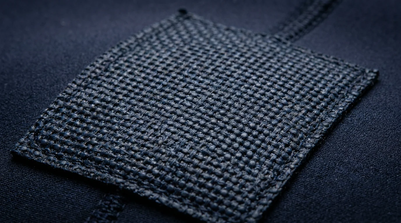 Corrosion-resistant marine-grade snap and hardware on a pro fishing garment