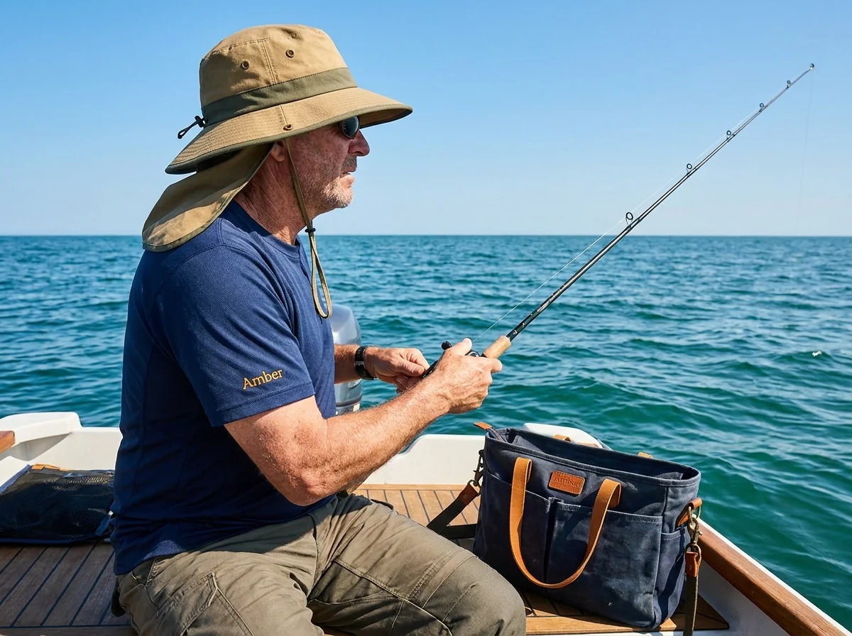 Custom women's fishing headwear, women's-fit