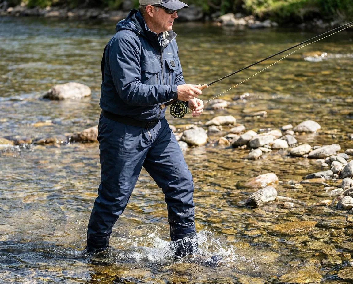 Hip and seat grading on women's-cut fishing bottoms