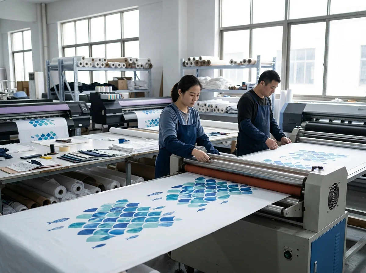In-house decoration methods for work shirts