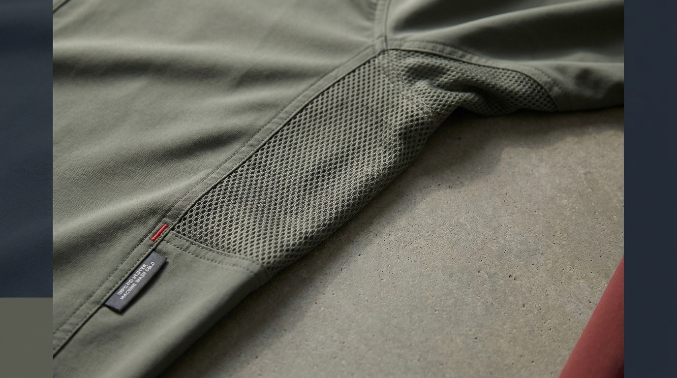 Crew names and numbers on custom work shirts